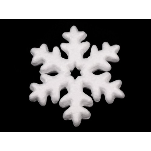 Snehová vločka Ø10cm polystyrén