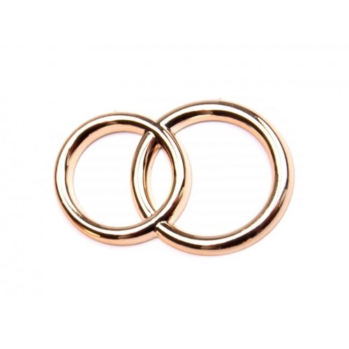 Dekorácia svadobné prstene 22x32 mm