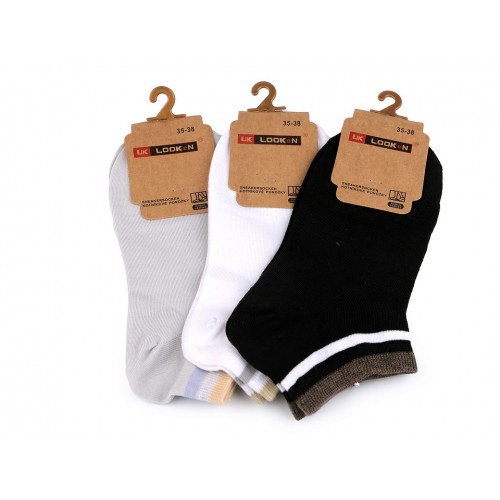Dámske bavlnené ponožky členkové