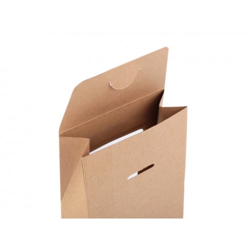 Papierová krabica s priehľadom 9,5x13 cm