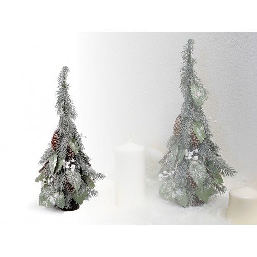 Dekoračný vianočný stromček srienistý 35 cm